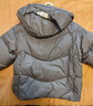 玛米玛卡（MOMOCO）儿童羽绒服女童冬季保暖外套韩版休闲口袋羽绒服 105 灰色 实拍图
