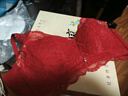 欧迪芬红色内衣女无钢圈文胸聚拢文胸蕾丝抗菌本命年胸罩送女友礼物 实拍图
