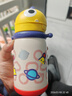 babycare儿童水杯6个月以上宝宝霸王龙不锈钢保温杯上学450ml-新旧款混发 实拍图