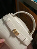 CHARLES&KEITH鳄鱼纹凯莉包手提斜挎婚包包女包生日礼物新年礼物CK2-50270880-1 Ivory象牙色 S 实拍图