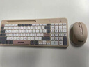 方正（Founder） 无线键鼠套装 非机械手感键盘 办公键盘鼠标套装 电脑键盘 笔记本键盘 KN500  卡其色 实拍图