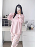 猫人女士睡衣女春秋纯棉长袖长裤套装家居服女可外穿休闲睡衣25年新品 实拍图