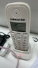 中诺数字无绳电话机 无线座机子母机 内线通话 一键拨号 免提通 话固定电话 家用办公 W128一拖二白色 实拍图