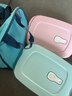 特百惠（Tupperware）长方饭盒1L可微波加热学生上班族午餐饭盒便携密封便当盒 柔蜜粉 实拍图