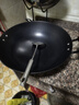 铸味（Jill May）铸味铸铁锅无涂层炒菜锅少油烟燃气灶不粘锅家用炒锅铁锅厨房好物 40cm圆底双耳炒锅（带盖） 40cm 实拍图
