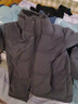 京东京造羽绒服男鸭绒加厚防寒工装面包服短款冬季外套衣服 灰色 M 实拍图