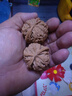 山中玉文玩核桃狮子头闷尖手把件古玩麻核桃秋子核头爸妈新年送礼物原色 【精配】毕业级40-41mm平果园1对 实拍图