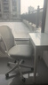 贝尔曼（berlman） 电脑椅家用办公转椅人体工学椅学生学习久坐椅子靠背舒适书桌椅 白框灰网-万向轮 实拍图