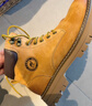 骆驼（CAMEL）王俊凯同款冬加绒户外工装马丁大黄靴男 G122W7757TR 金黄 43 实拍图