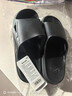 回力静音男士室内户外穿厚底防滑速干洗澡凉拖鞋HL3A23黑色40-41码 实拍图