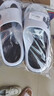 回力运动拖鞋男浴室内户外不易滑厚底凉拖鞋HL39391白黑色43-44码 实拍图
