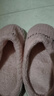 【福利价】小熊小兔棉拖秋冬季情侣保暖学生男拖鞋女居家棉拖鞋 小熊小兔棉拖-粉色 38-39 适合37-38 实拍图