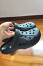 卡骆驰（CROCS）洞洞鞋贝雅男鞋女鞋轻便耐磨一脚蹬拖鞋休闲鞋|10126 黑色-001 40 (250mm) 实拍图