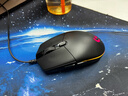 罗技（G）G102第二代游戏鼠标 RGB流光灯效鼠标 轻量化  游戏级8000DPI传感器 黑色 200-8000DPI 实拍图