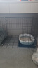 憨憨宠猫笼折叠猫笼子大号猫别墅加粗加密双层猫舍猫窝宠物猫咪用品家用 黑色 700双层 实拍图