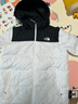 The North Face北面羽绒服男户外保暖防泼水鹅绒4U82 白色/FN4 XL 实拍图