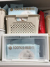 透明鞋柜防尘盒防潮鞋盒前开式置物架储物用品收纳箱收纳盒高颜值 透明加厚大号 1只装 实拍图