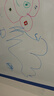 盼彩90*100cm磁性白板贴墙移除不伤墙儿童画板涂鸦小黑板家用办公教学培训挂式可擦吸磁软白板写字板 实拍图