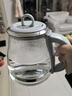 北鼎（Buydeem）养生壶全玻璃烧水壶自营多功能炖煮壶煮茶壶一体办公室家用恒温壶电热水壶1.2L FK571浅杉绿+茶篮 实拍图