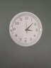 挂钟挂表墙钟客厅新款数字北欧中式简约百搭田园家居畅销时钟钟表 白色 实拍图
