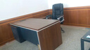 YOE.FTY老板办公桌高级感董事长大班台领导电脑桌单人工作台经理桌总裁桌 大叶胡桃+铁灰色（左副柜） 1.6*0.8米老板桌 实拍图