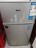 奥克斯小冰箱家用小型迷你冷藏冷冻两用出租房宿舍用节能省电寝室办公室电冰箱 【热卖款 升级净化去味】22A126DW银 实拍图