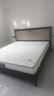 全友家居 头层牛皮床奶油风床头软包靠背卧室家用1.8米双人床政府补贴 实拍图