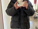 CHIC VEN 2025冬季新款80白鸭绒防风保暖连帽羽绒服外套女chicven 11391-黑色（80白鸭绒） S 【尺码偏大，建议拍小一码】 实拍图