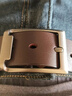 牛当家 真皮皮男牛皮腰带针扣头层牛皮1101生日礼物 深咖色 105cm 实拍图