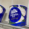 维达（Vinda）有芯卷纸 蓝色经典4层200克*10卷 厚韧大分量 卫生纸厕纸 卷筒纸 实拍图