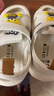 G.duck小黄鸭宝宝鞋子1-3岁男童包头凉鞋学步鞋软底婴儿凉鞋幼儿园2332 米色 24码 内长15.5cm 实拍图