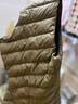 鸭鸭（YAYA）反季羽绒服男冬季轻薄羽绒背心内穿马夹男士保暖内胆薄款马甲KX 驼色 2XL /185 实拍图
