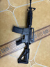 途象儿童玩具枪M416突击步枪1:2.05水发珠软弹枪AK47电动玩具男孩礼物 M4A1碳钎纹（电动一体） 实拍图