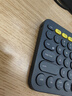 罗技（Logitech）时尚系列 K380 键盘 蓝牙办公键盘 无线键盘 女友 便携超薄键盘 笔记本键盘 黑灰色 实拍图