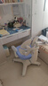 护童（Totguard）儿童学习椅可调节升降学生四背坐姿椅  G985Ultra_奇思蓝 含脚踏 实拍图