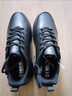 双星八特跑步鞋男春秋皮面运动鞋软底潮流百搭休闲鞋子男工作全黑旅游鞋 实拍图