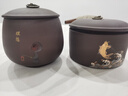 宅轻松紫砂茶叶罐白茶红茶普洱茶罐茶具配件家用办公茶叶密封罐年年有余 实拍图
