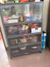 七序厨房置物架落地多层防尘收纳柜家用微波炉烤箱储物柜碗柜餐边柜 【特厚】二门三层长50宽32高80 实拍图