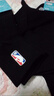 NBA袜子男士秋冬休闲运动袜吸汗黑色精梳棉袜刺绣训练跑步篮球袜3双 实拍图