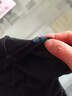 恒源祥【特价捡漏】半高领羊毛衫女宽松毛衣大码羊绒衫厚款针织衫打底衫 BG/黑色 2XL 【125-135斤】 实拍图