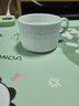 京东京造咖啡杯 景德镇玲珑陶瓷咖啡杯碟套装白瓷马克杯早餐杯子礼物150ml 实拍图