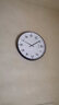 康巴丝（Compas）挂钟客厅钟表 简约石英钟表挂墙时钟 3294A 黑色 实拍图