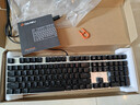 达尔优（dareu）EK815机械合金版机械键盘 有线键盘 游戏键盘 108键 单光 多键无冲 吃鸡键盘黑银红轴 实拍图