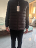京东京造【air+零压羽绒】轻薄羽绒服男外套冬立领90鸭绒 曜石黑M 实拍图