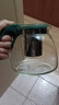 茶壶泡茶器整套茶具茶水分离玻璃耐热泡茶壶花茶套装茶漏 绿把单壶1只 实拍图