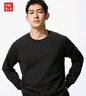 优衣库男装女装柔软圆领T恤/休闲长袖上衣25秋冬新款479783 09 黑色 S 实拍图