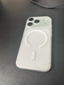 Snowkids适用iPhone 17Pro磁吸手机壳 超薄磨砂半透明防滑防摔防指纹 全包软壳时尚简约保护壳套男女款透白 实拍图