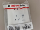 罗格朗（LEGRAND）开关插座 简悦系列陶瓷白色 86型墙壁插座 感应地脚灯带五孔插座 实拍图