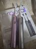 博皓（prooral）铝合金成人电动牙刷扫振自动牙刷磁吸充电情侣电动牙刷便携正畸牙套 智能牙刷软毛刷头 男女士专用 金属银 实拍图