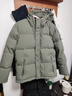 京东京造羽绒服男鸭绒加厚防寒工装面包服短款冬季外套衣服 橄榄绿 S 实拍图